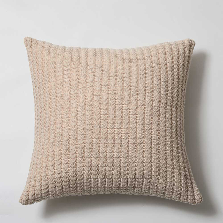 Personalisierter Sofakörper-Kissenbezug aus 100 % Acryl mit Zopfmuster